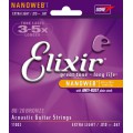 ELIXIR 11002 струны для акустической гитары  NanoWeb Extra Light (010-014-023-030-039-047