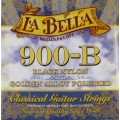 LA BELLA 900B Golden Superior - струны - черный нейлон, полированные басы - обмотка - золото, натяж -39,4 кг